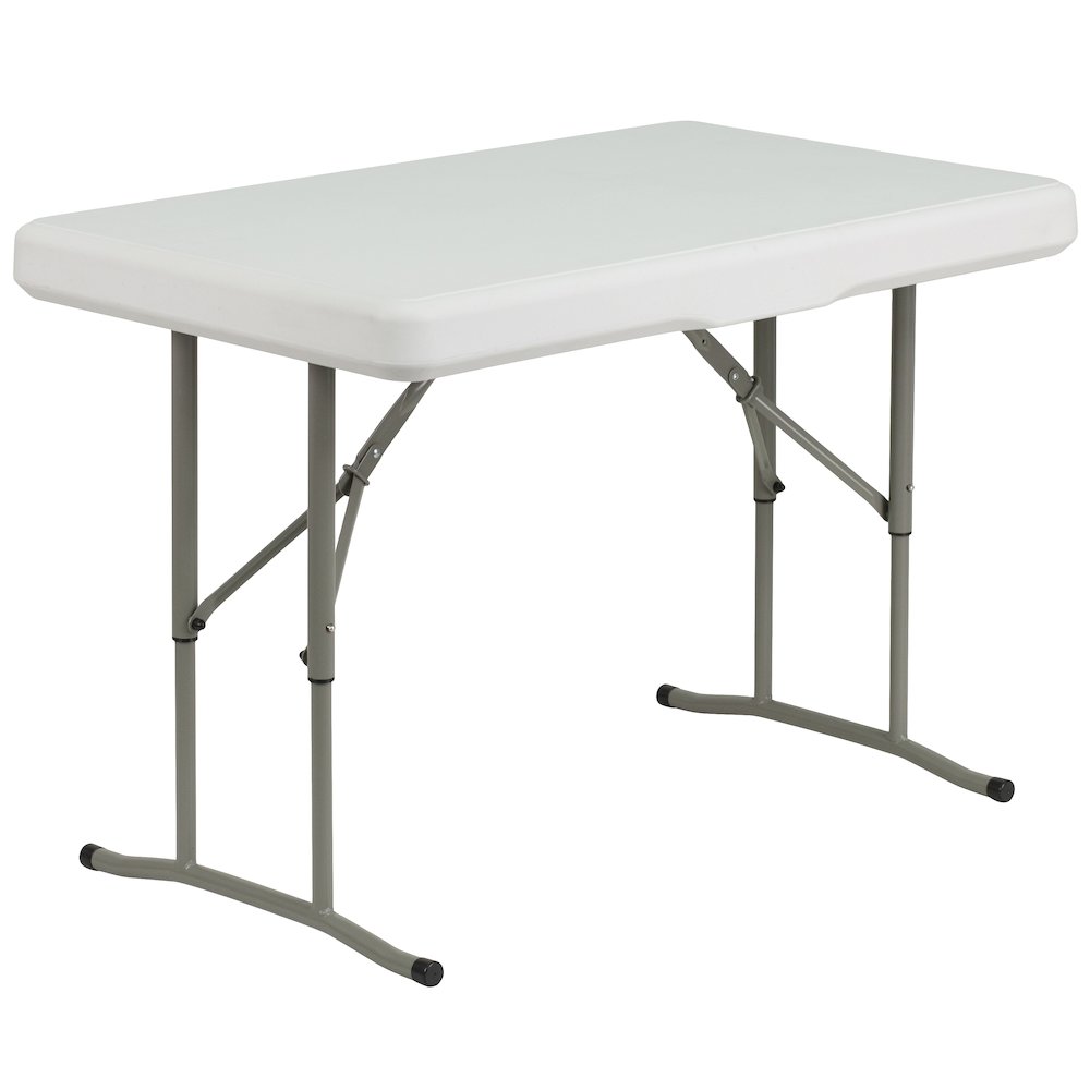 3 Piece Portable Plastic Folding Bench and Table Set. Picture 6