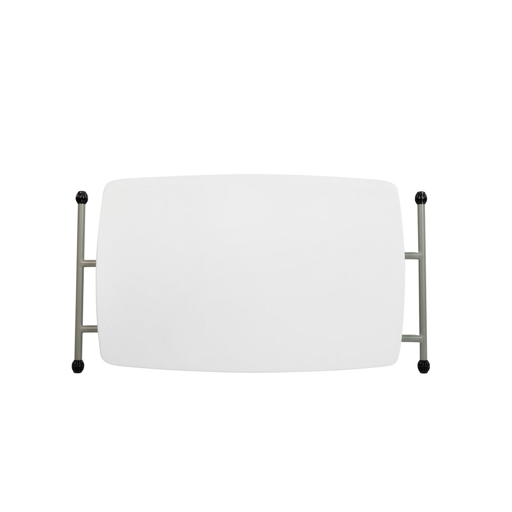 30 Inch Granite White Plastic Folding Table, Side Table, Laptop Table, TV Tray. Picture 8
