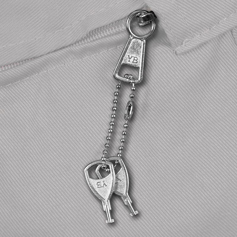 Small Solid Gray Refillable Bean Bag Chair for Kids and Teens. Picture 4