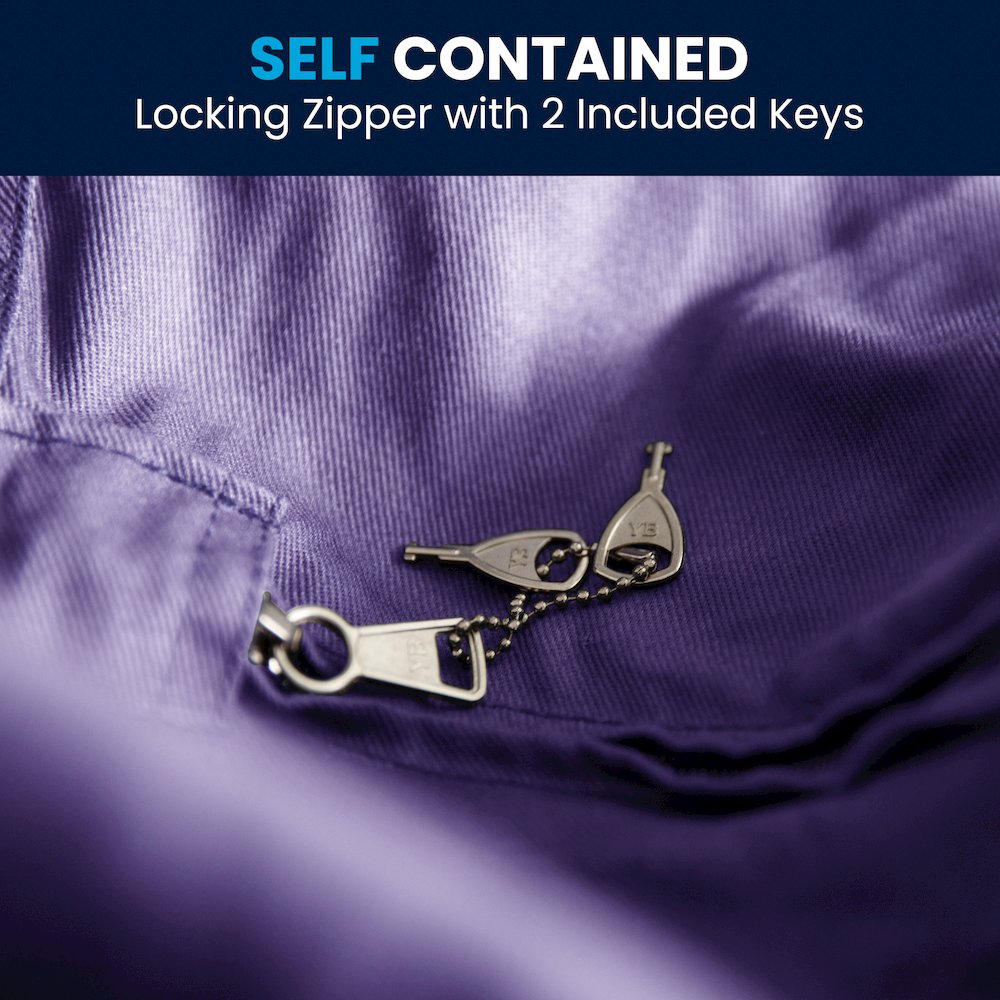 Small Solid Purple Refillable Bean Bag Chair for Kids and Teens. Picture 9