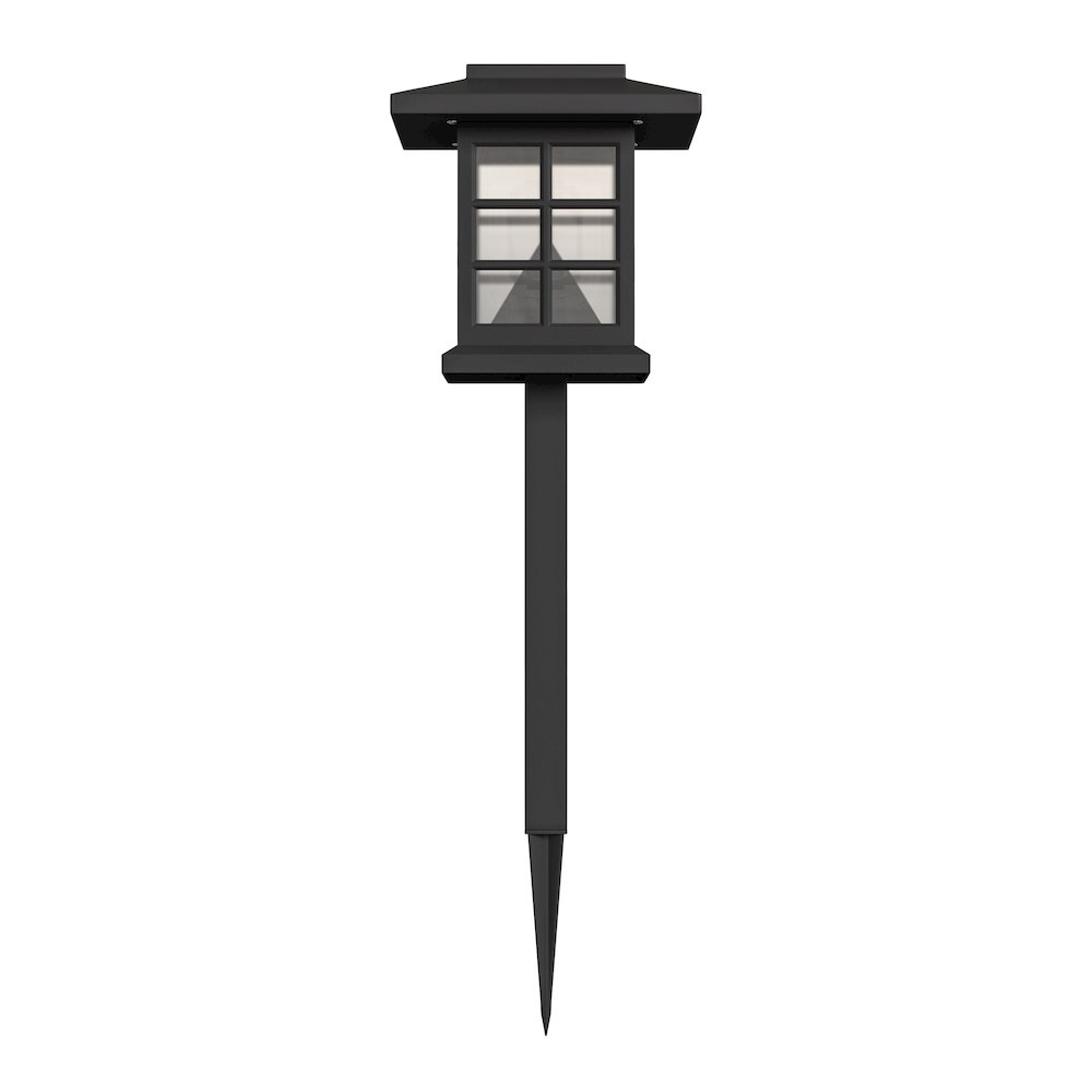 8 Pack Black Lantern LED Solar Lights Weather Resistant Solar Powered Lights. Picture 9