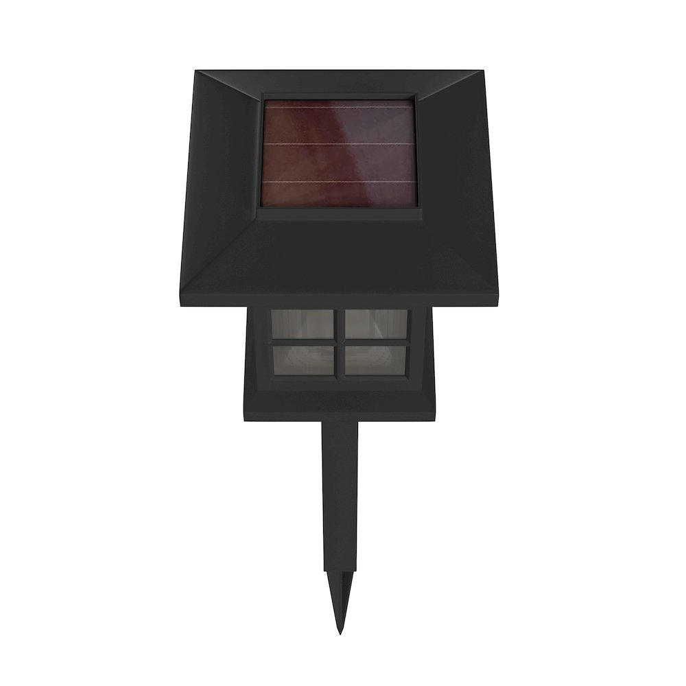 8 Pack Black Lantern LED Solar Lights Weather Resistant Solar Powered Lights. Picture 10