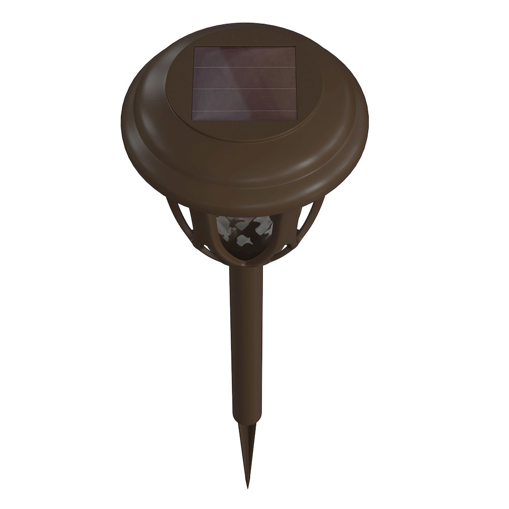 8 Pack Brown Tulip Design LED Solar Lights Weather Resistant. Picture 9