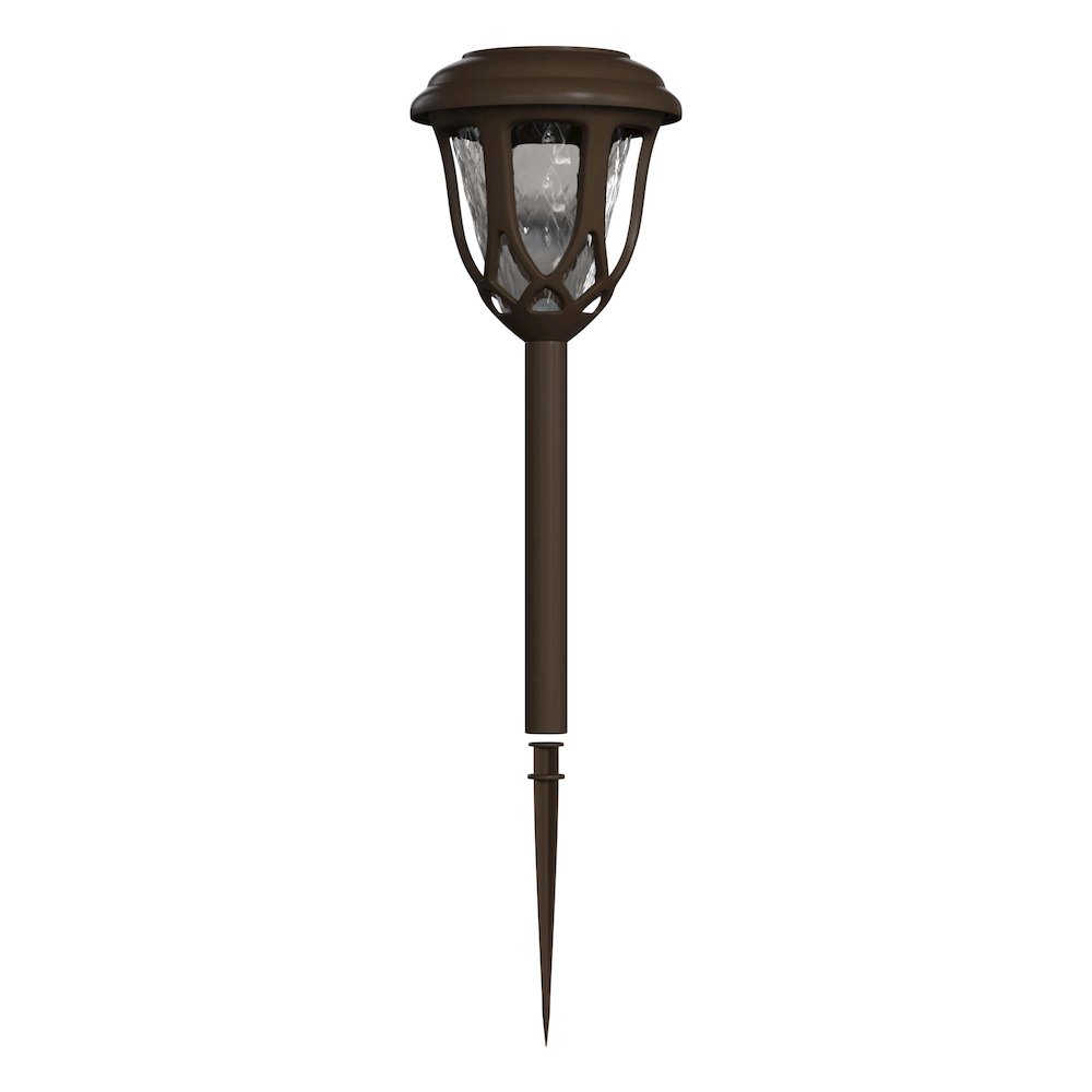 8 Pack Brown Tulip Design LED Solar Lights Weather Resistant. Picture 10