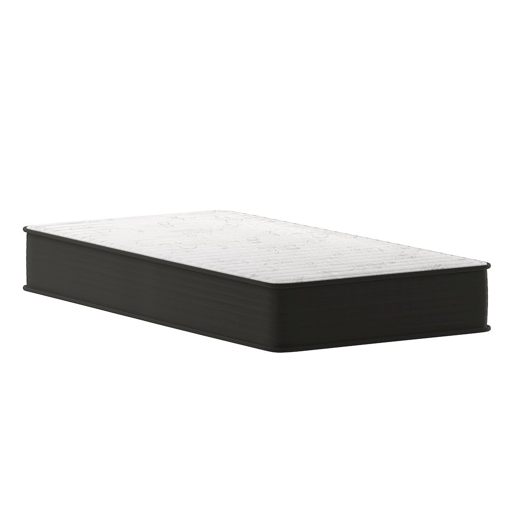 10" Hybrid Foam and Pocket Spring Twin Mattress in a Box. Picture 1