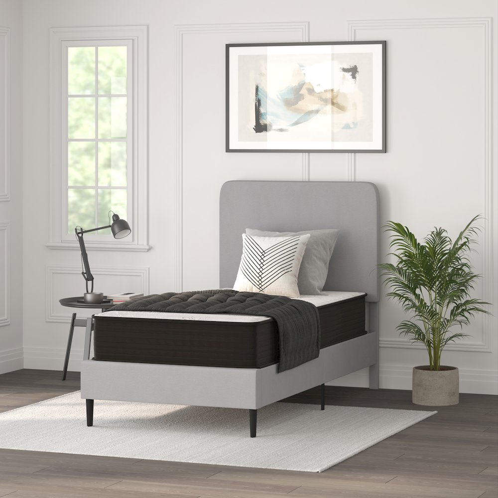 10" Hybrid Foam and Pocket Spring Twin Mattress in a Box. Picture 7