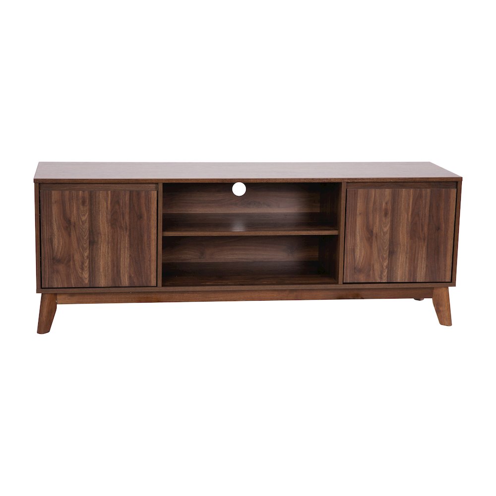 TV Stand in Walnut for up to 64 in TV's - 60 in Media Center. Picture 1