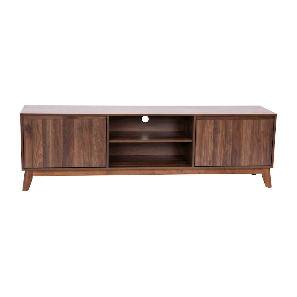 TV Stand in Walnut for 65+ in TV's - 70 in Media Center. Picture 1