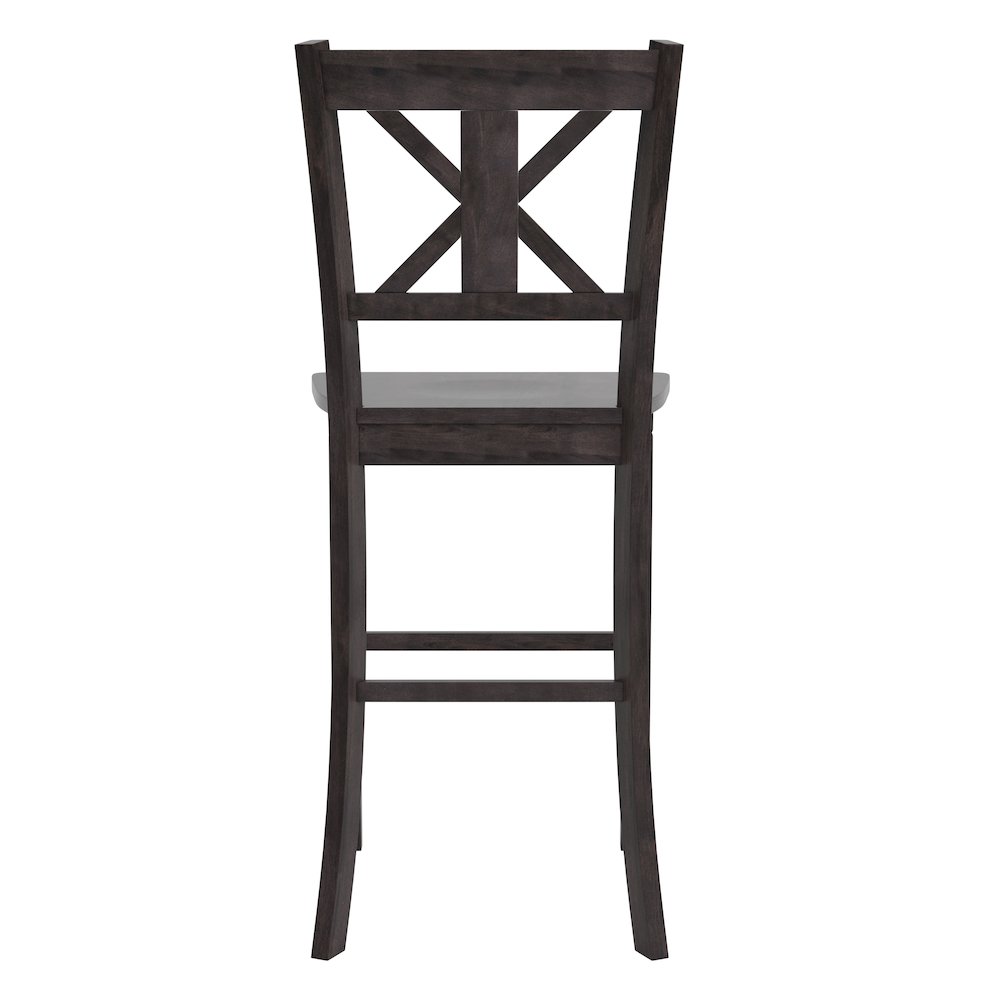Set of 2 Modern Farmhouse Style Commercial Grade Bar Height Stools. Picture 9