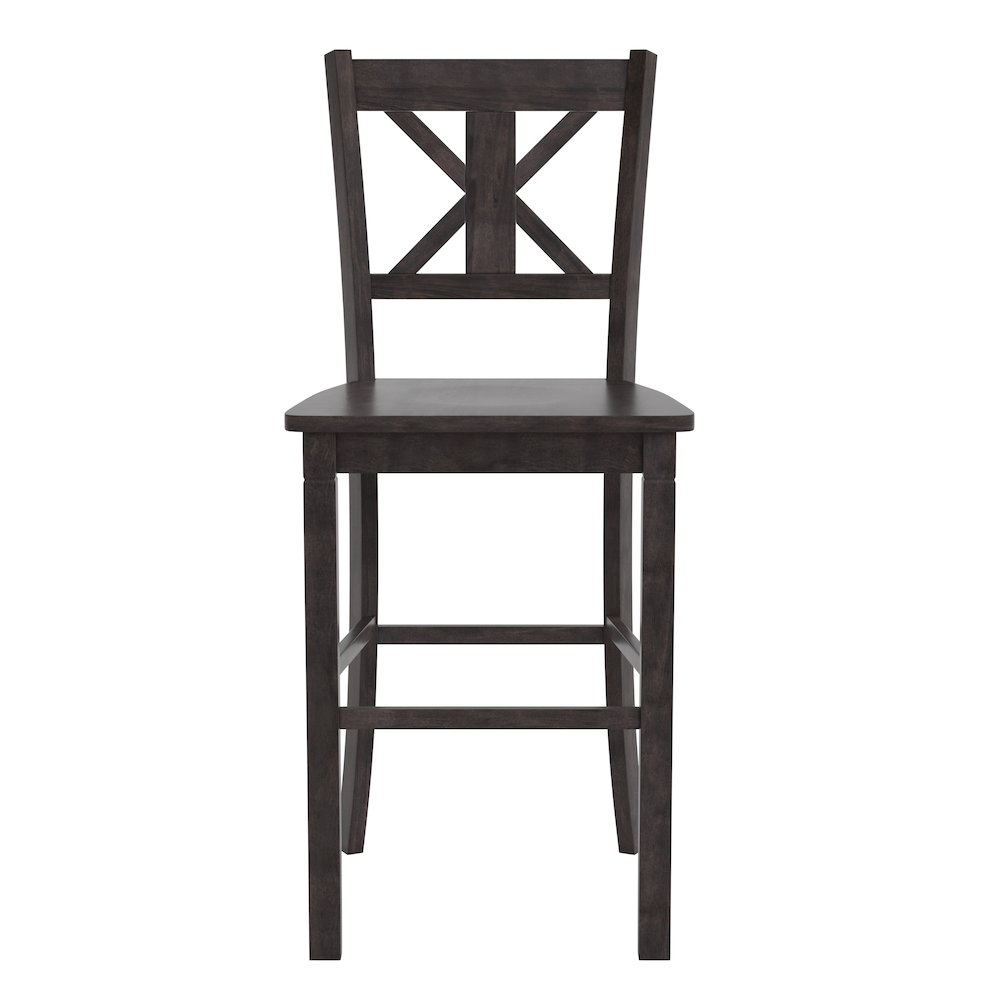 Set of 2 Modern Farmhouse Style Commercial Grade Bar Height Stools. Picture 11