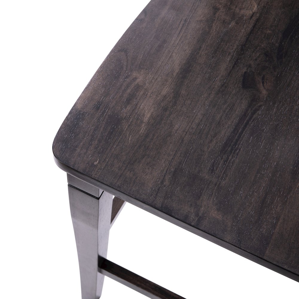 Set of 2 Classic Style Commercial Grade Ladderback Counter Height Stools. Picture 10