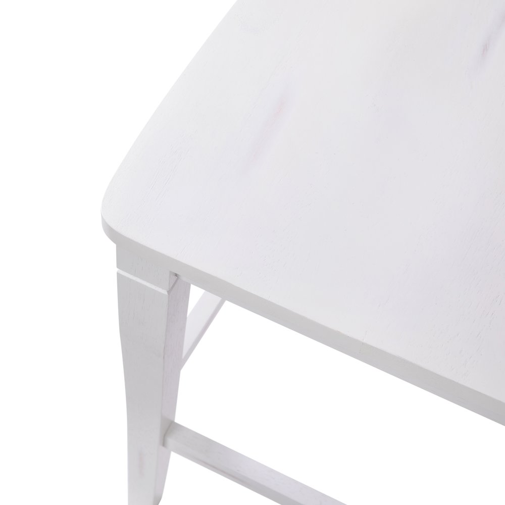 Set of 2 Classic Style Commercial Grade Ladderback Counter Height Stools. Picture 10