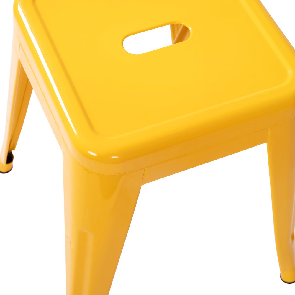 Set of 4 Space Saving 18 Inch Indoor Dining Stool for home or business use. Picture 9