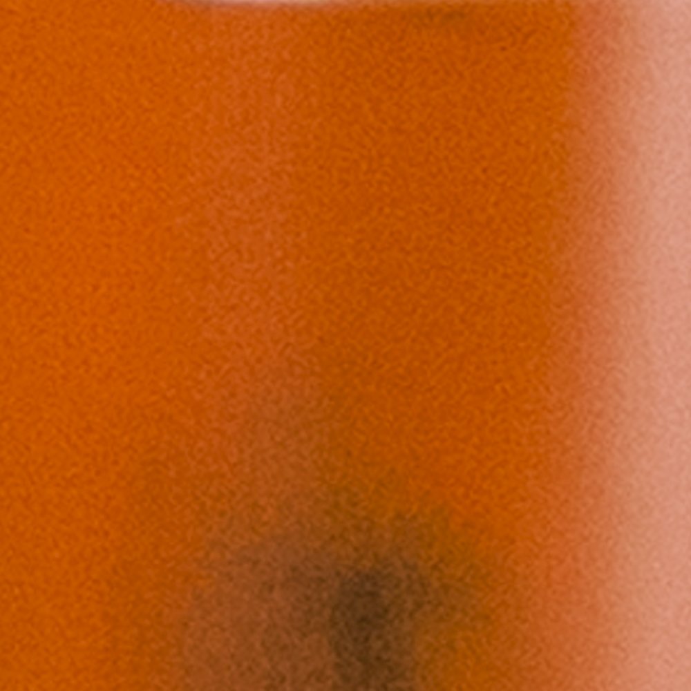 30" High Backless Distressed Orange Metal Indoor-Outdoor Barstool. Picture 9