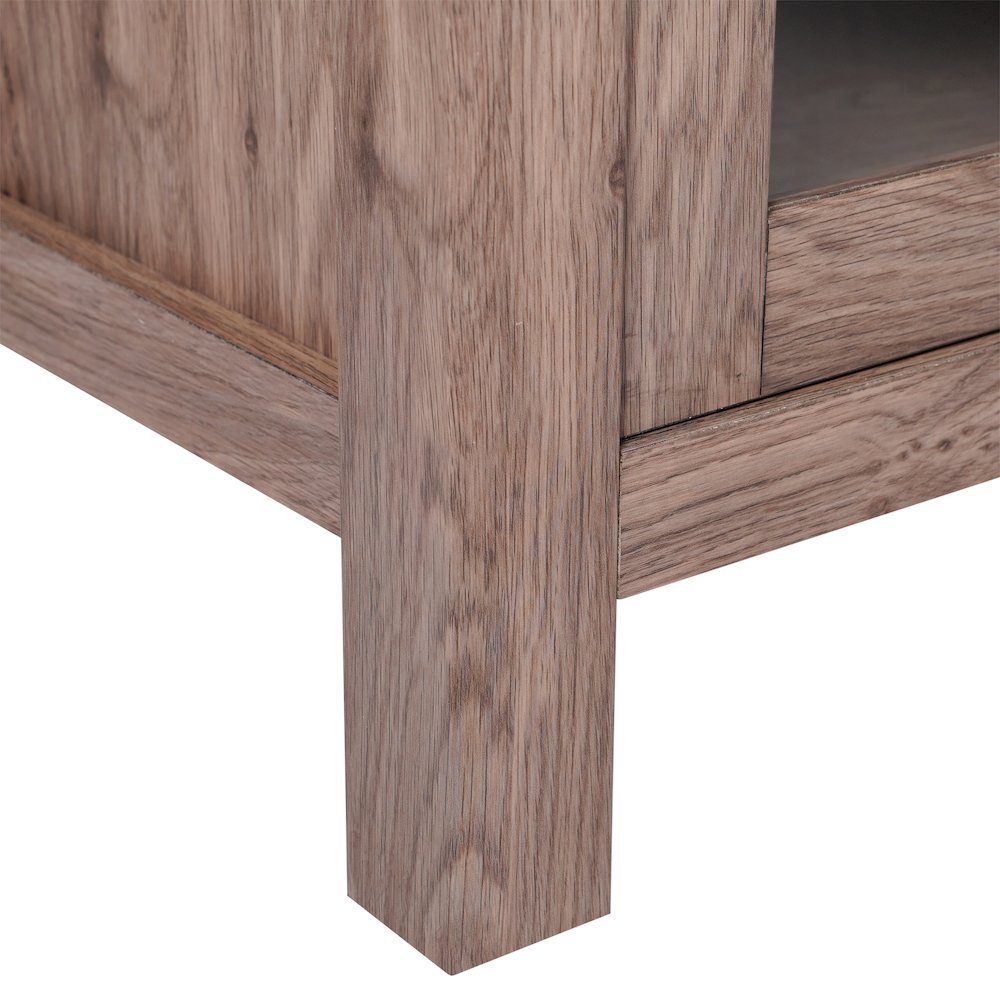 Brown 59in Modern Kitchen and Dining Room Buffet Sideboard Storage Cabinet. Picture 11