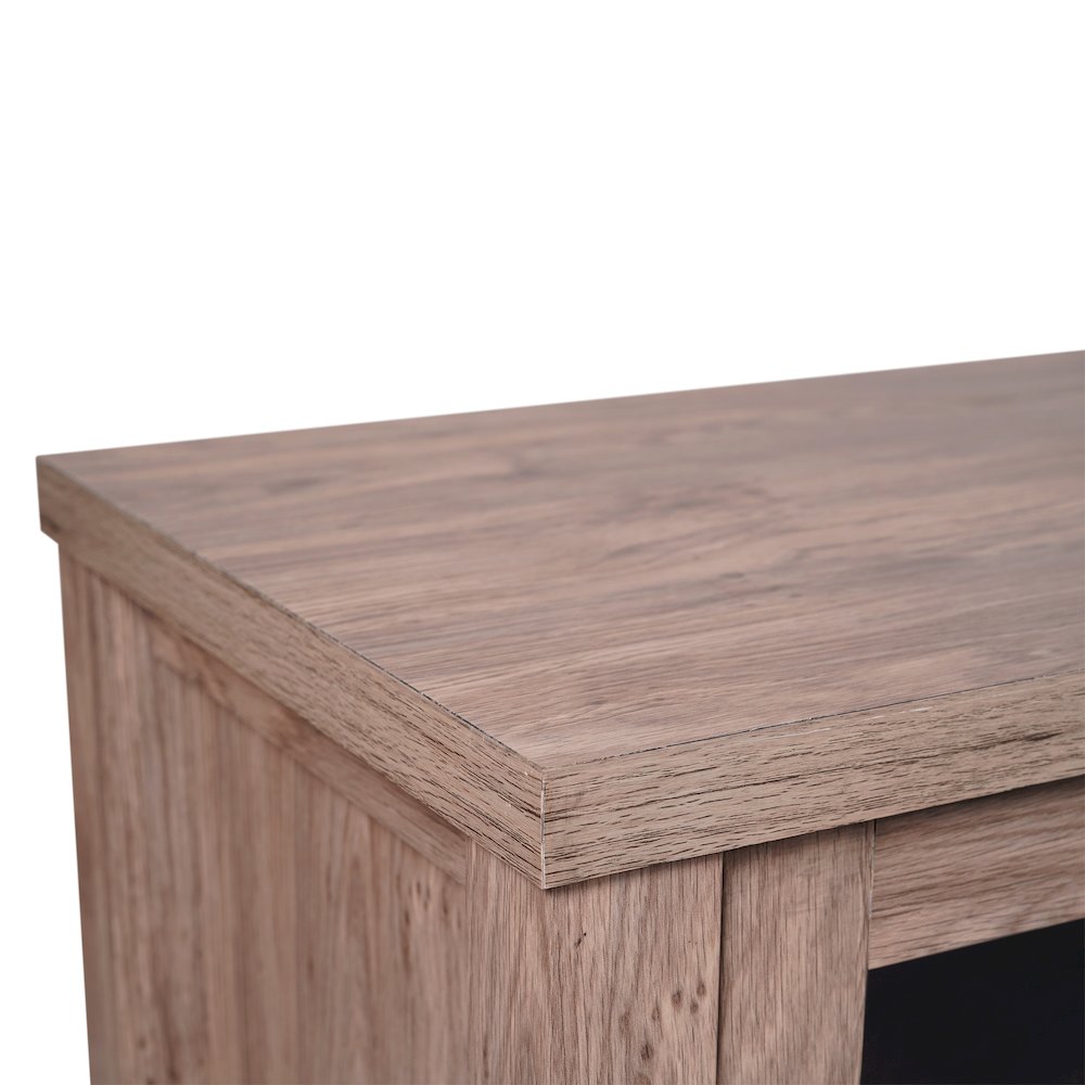 Brown 59in Modern Kitchen and Dining Room Buffet Sideboard Storage Cabinet. Picture 12