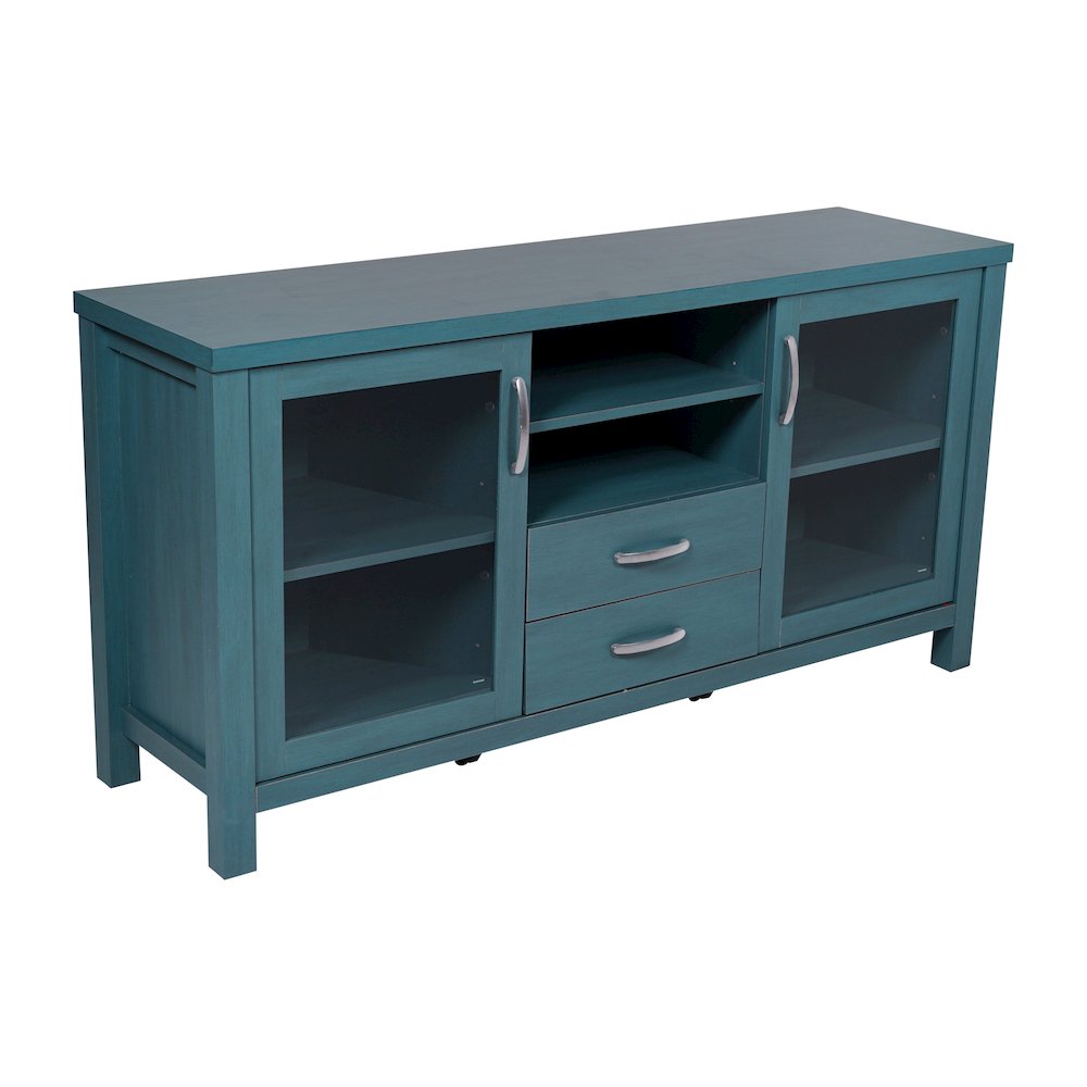 59 Inch Modern Kitchen and Dining Room Buffet Sideboard Storage Cabinet. Picture 1