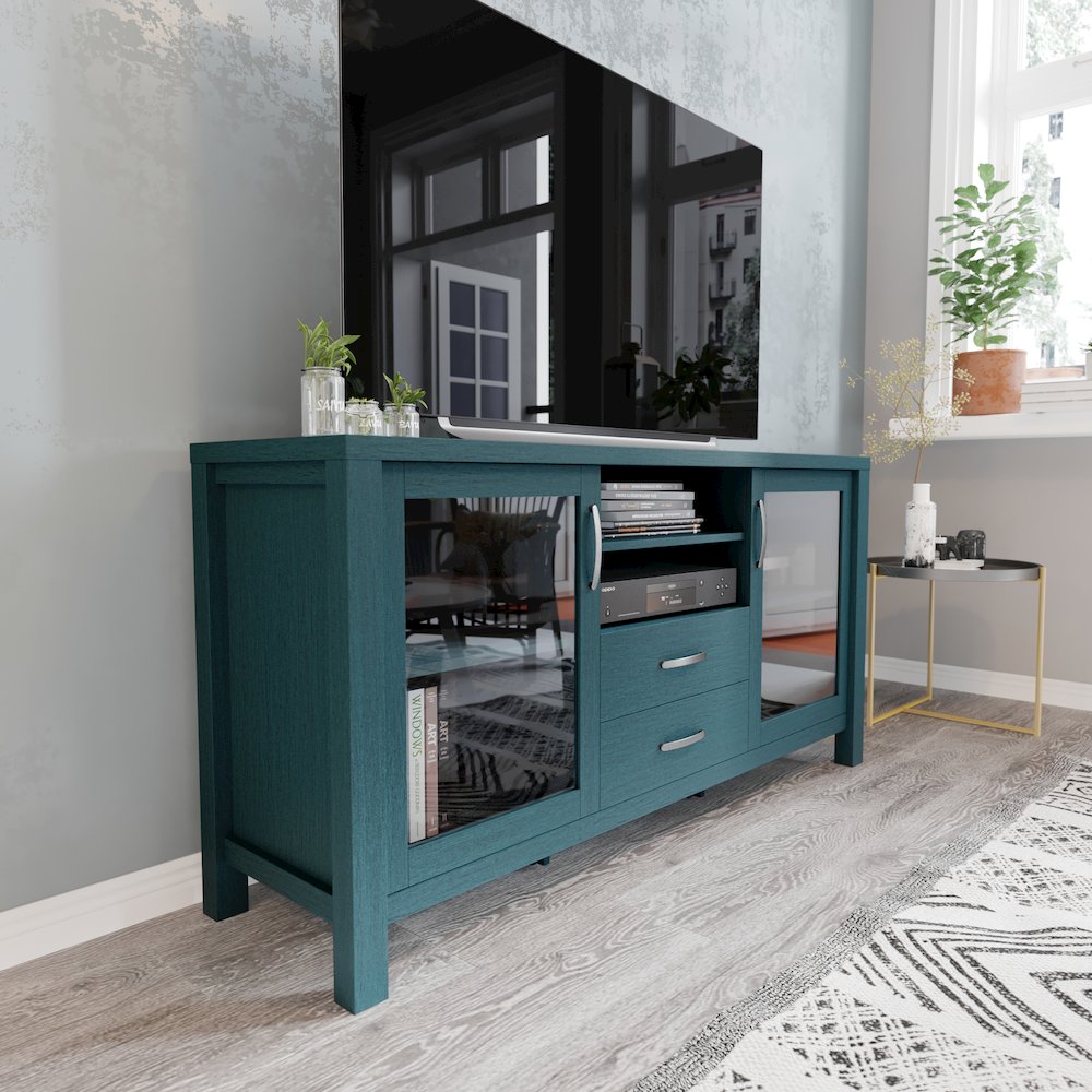 59 Inch Modern Kitchen and Dining Room Buffet Sideboard Storage Cabinet. Picture 3