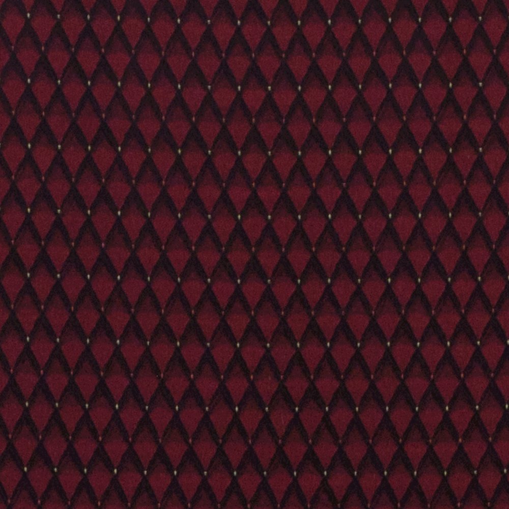 Dome Back Stacking Banquet Chair in Burgundy Patterned Fabric - Gold Frame. Picture 13