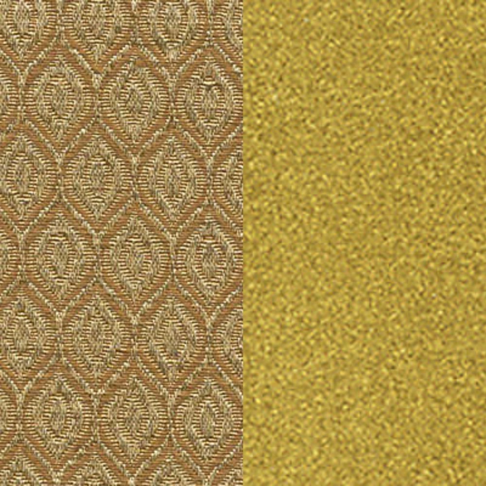 Dome Back Stacking Banquet Chair in Beige Patterned Fabric - Gold Frame. Picture 13