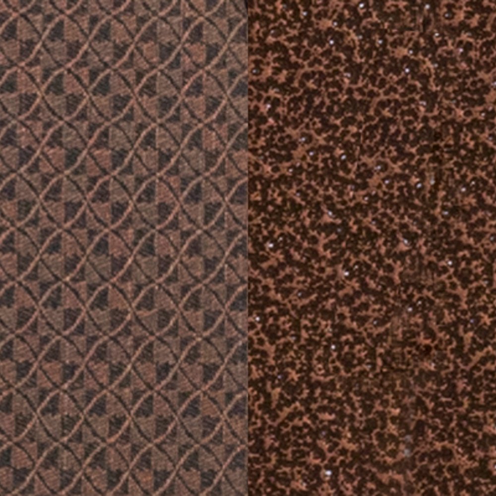 Teardrop Back Stacking Banquet Chair in Brown Fabric - Copper Vein Frame. Picture 12
