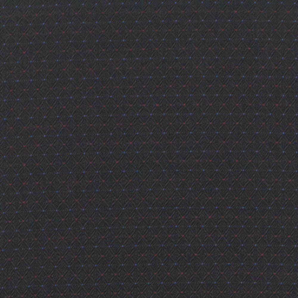 18.5''W Stacking Church Chair in Black Patterned Fabric - Silver Vein Frame. Picture 12