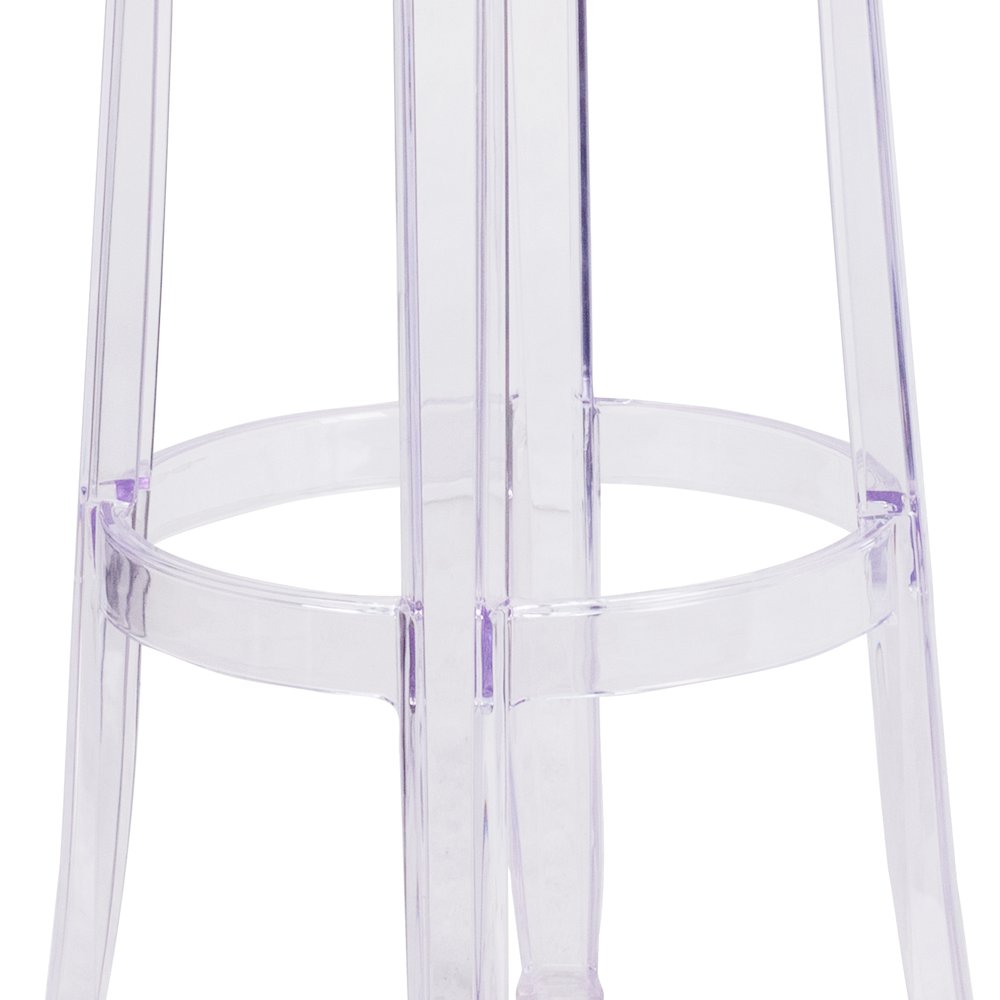29.75'' High Transparent Barstool. Picture 7