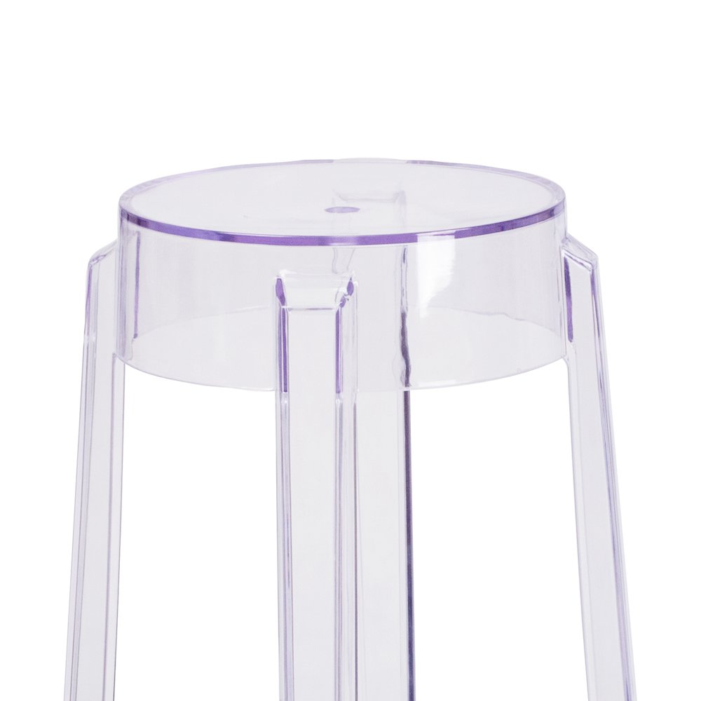 29.75'' High Transparent Barstool. Picture 8