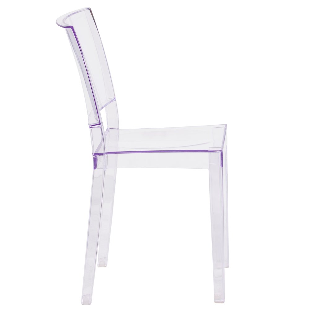 Transparent Stacking Side Chair. Picture 9