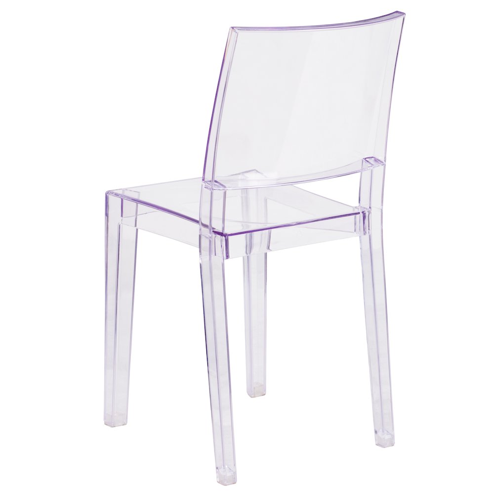 Transparent Stacking Side Chair. Picture 7