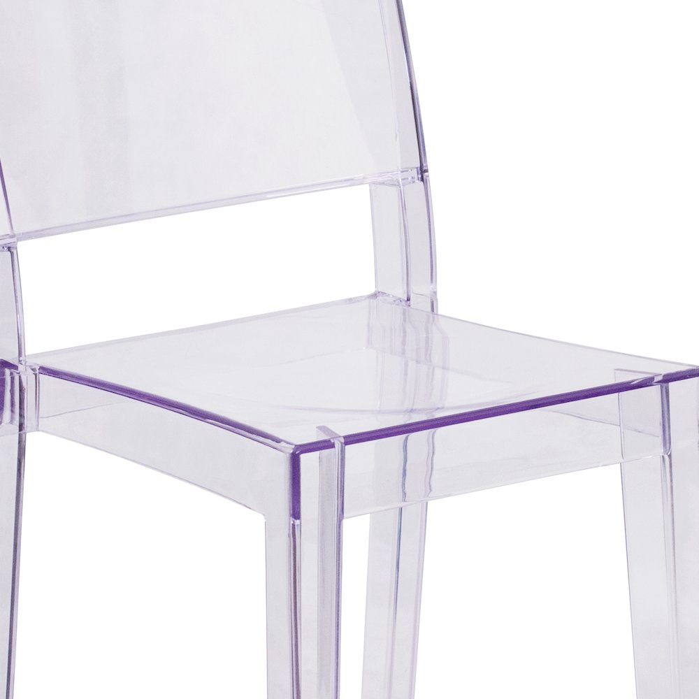 Transparent Stacking Side Chair. Picture 11