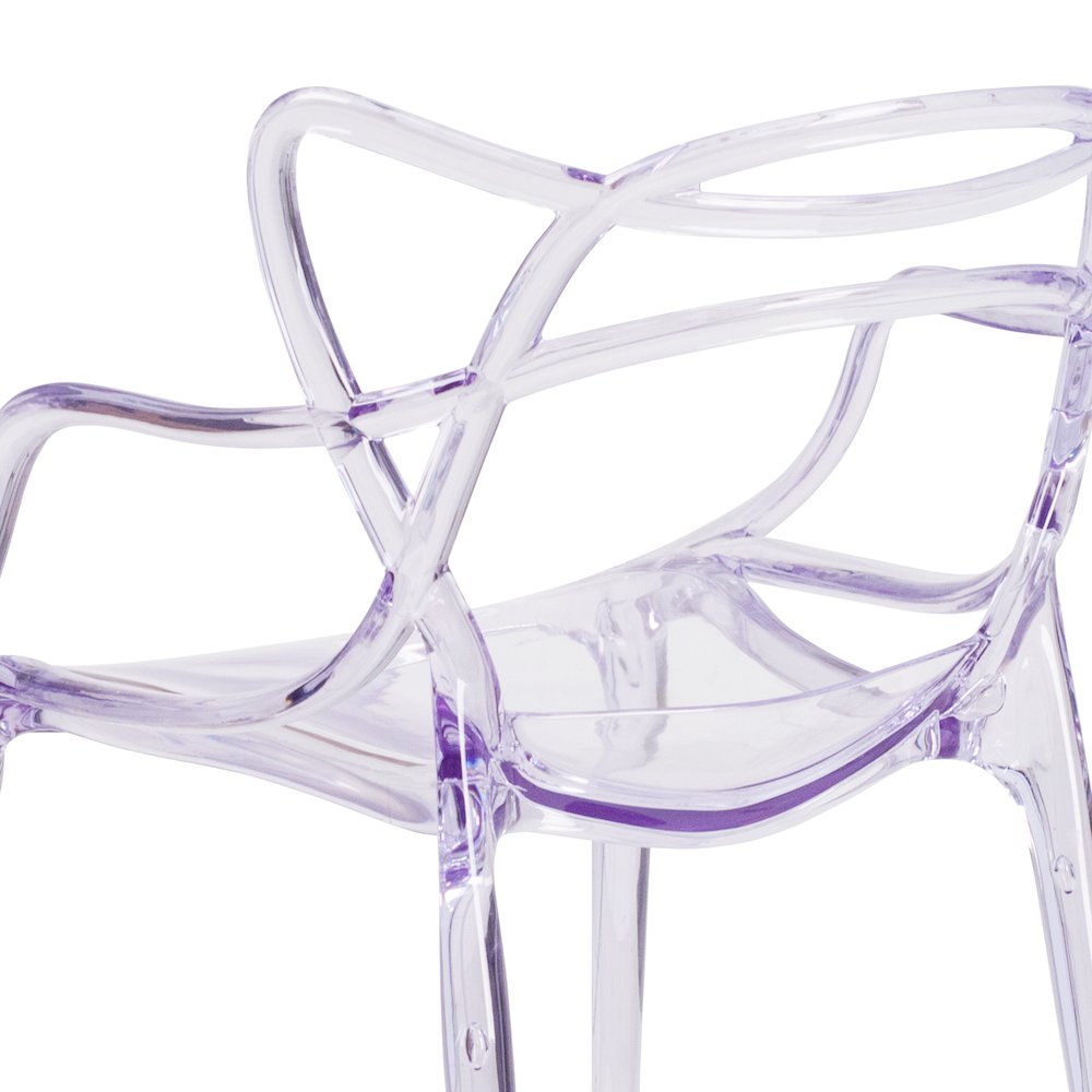 Transparent Stacking Side Chair. Picture 8