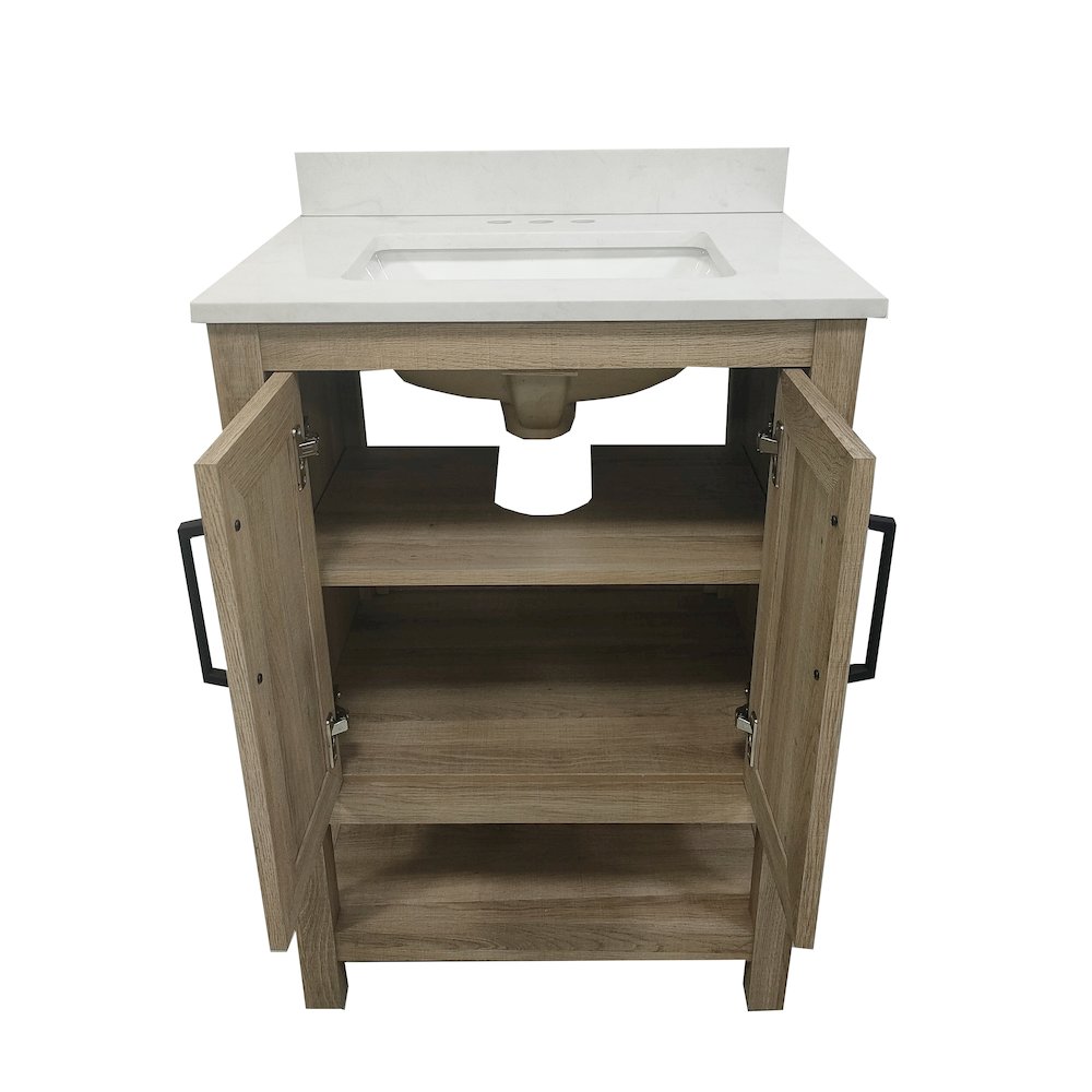 24 Inch Contemporary Bathroom Vanity with Sink Combo. Picture 9