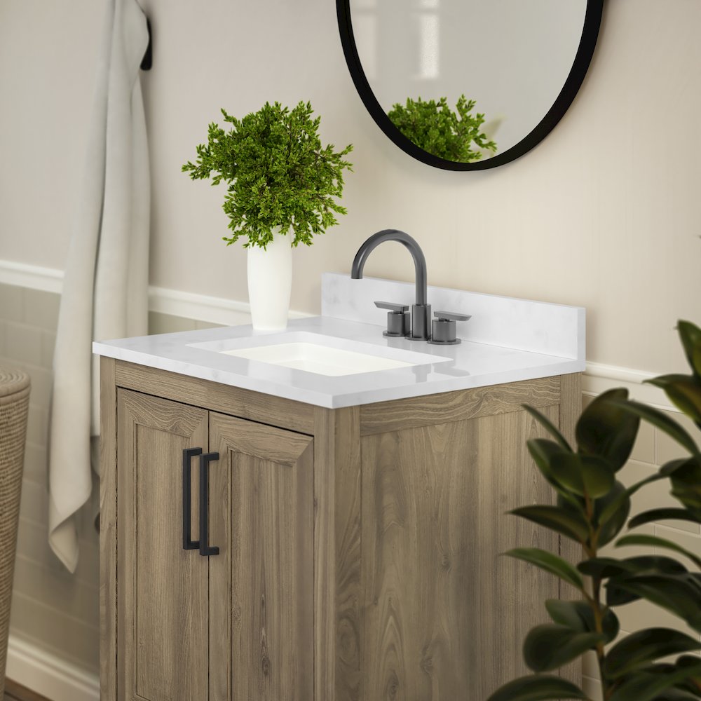24 Inch Contemporary Bathroom Vanity with Sink Combo. Picture 7