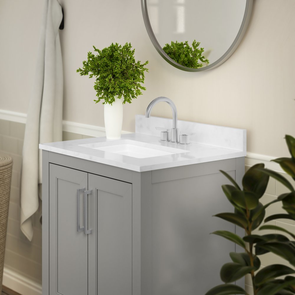 24 Inch Contemporary Bathroom Vanity with Sink Combo. Picture 7