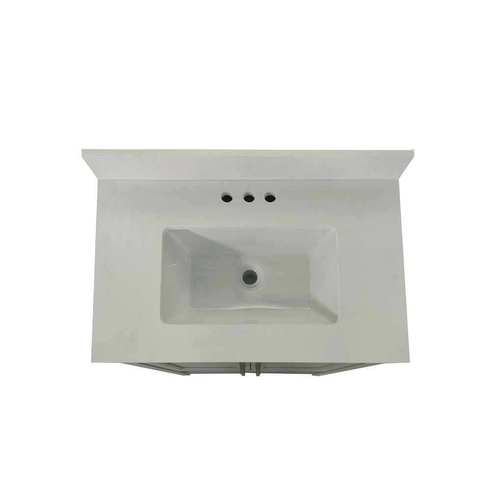 30 Inch Contemporary Bathroom Vanity with Sink Combo. Picture 12