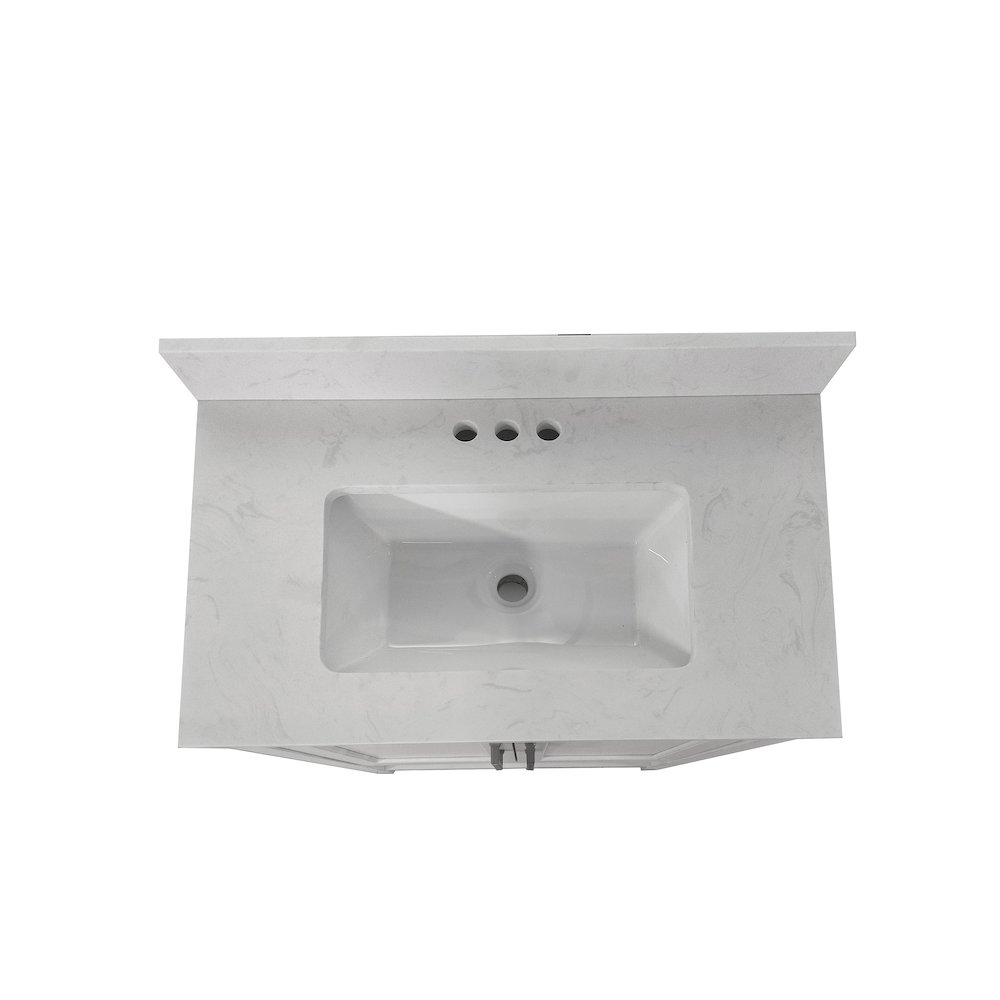 30 Inch Contemporary Bathroom Vanity with Sink Combo. Picture 12