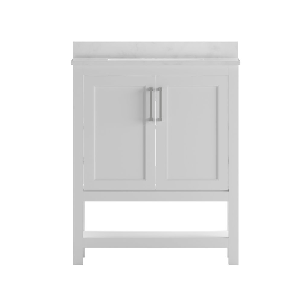 30 Inch Contemporary Bathroom Vanity with Sink Combo. Picture 11