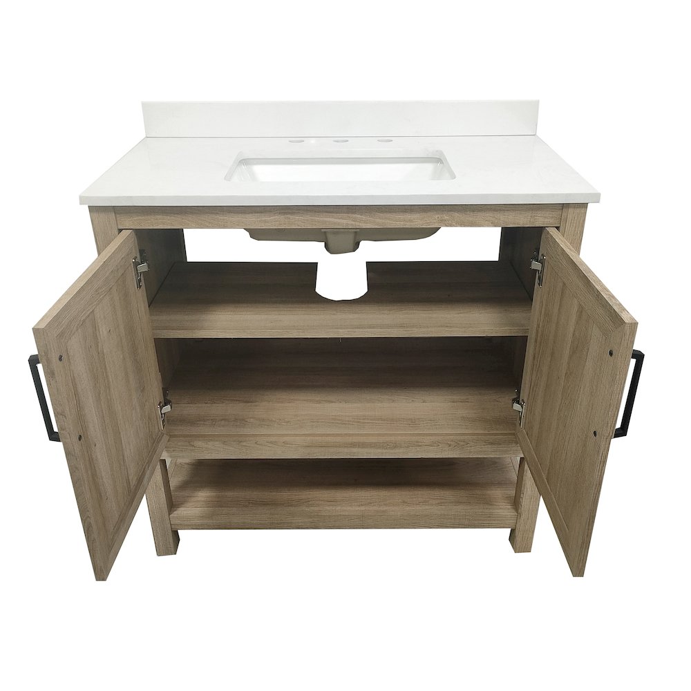 36 Inch Contemporary Bathroom Vanity with Sink Combo. Picture 9
