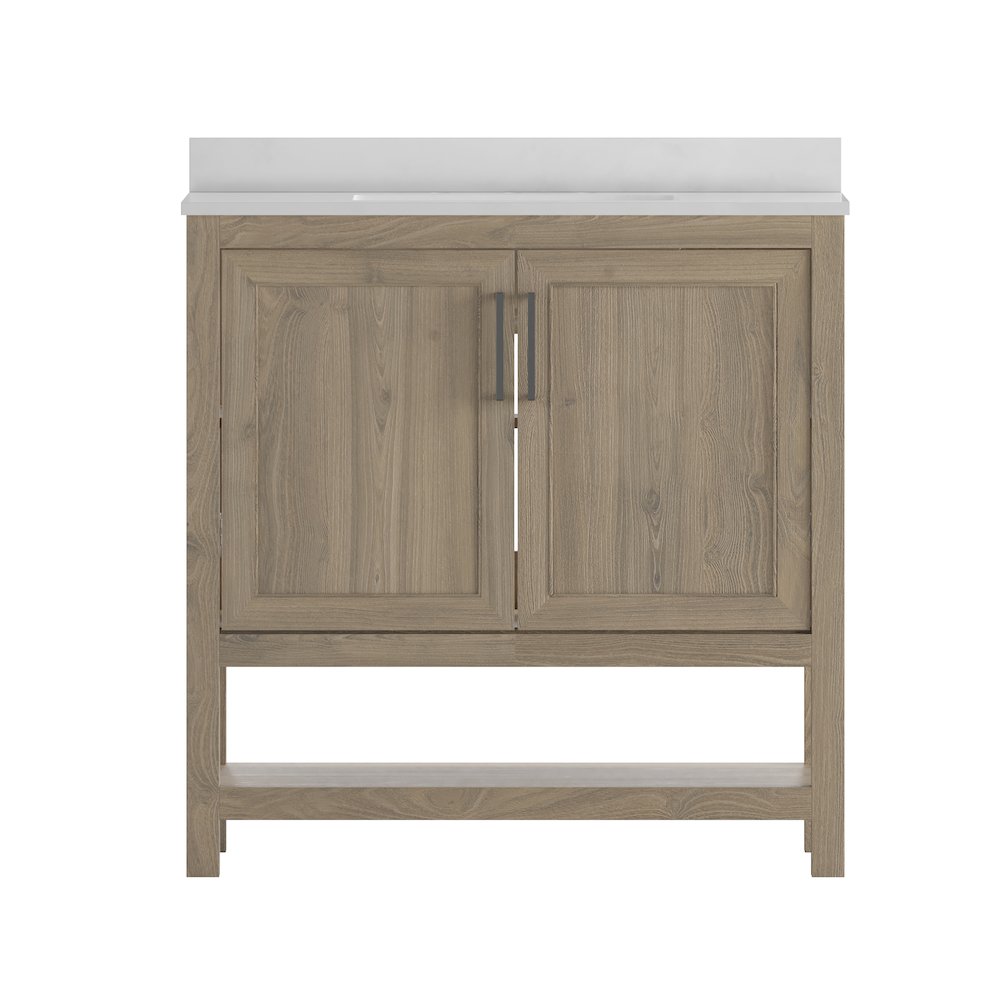 36 Inch Contemporary Bathroom Vanity with Sink Combo. Picture 11