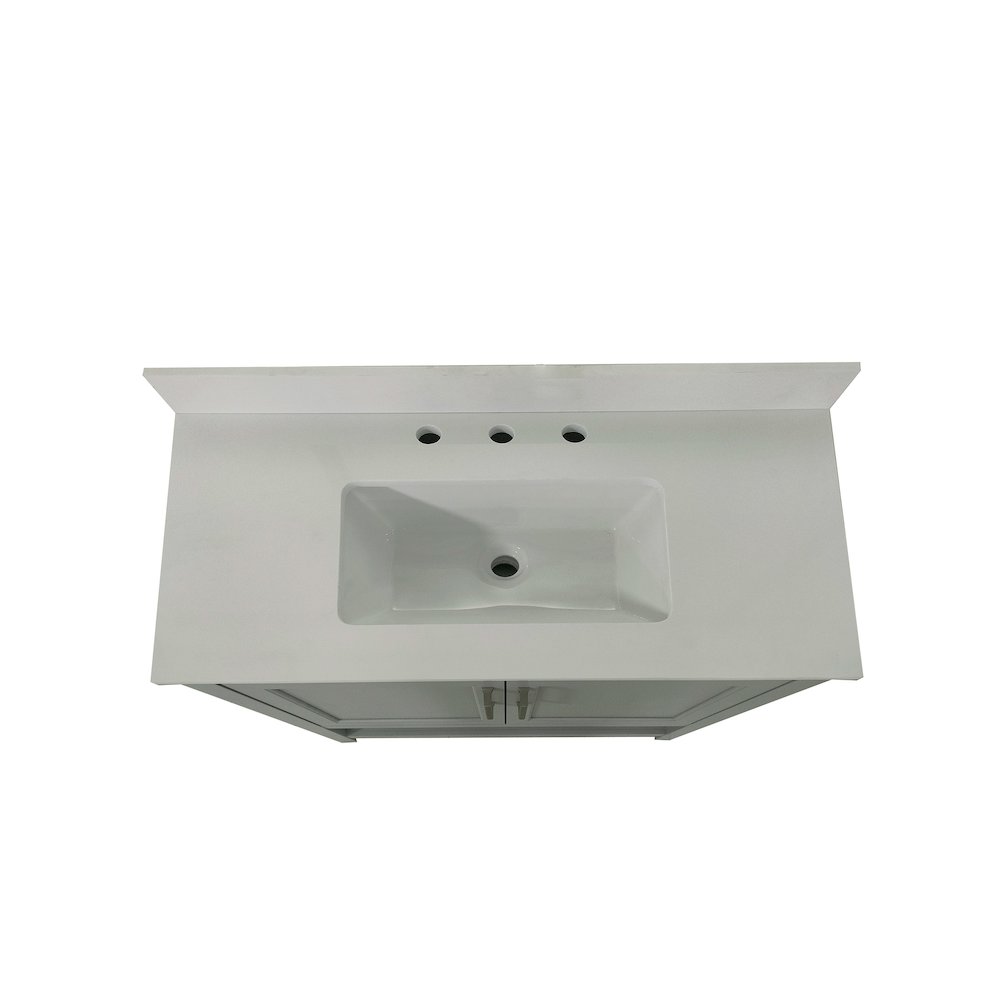 36 Inch Contemporary Bathroom Vanity with Sink Combo. Picture 12