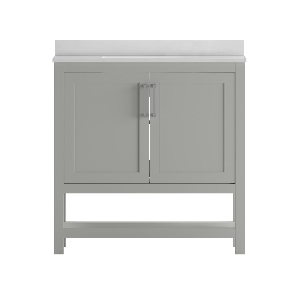 36 Inch Contemporary Bathroom Vanity with Sink Combo. Picture 11