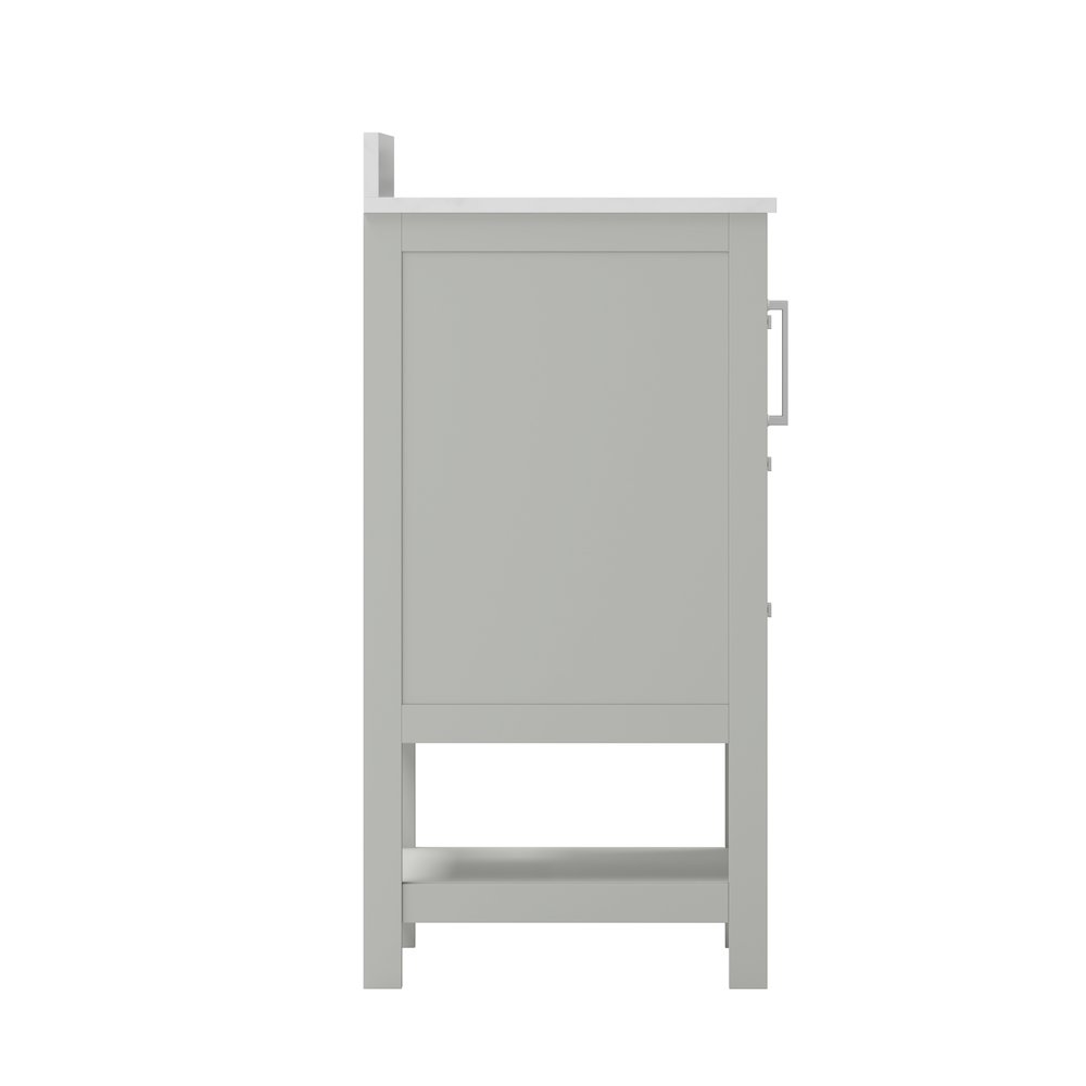 36 Inch Contemporary Bathroom Vanity with Storage Drawers and Sink Combo. Picture 10