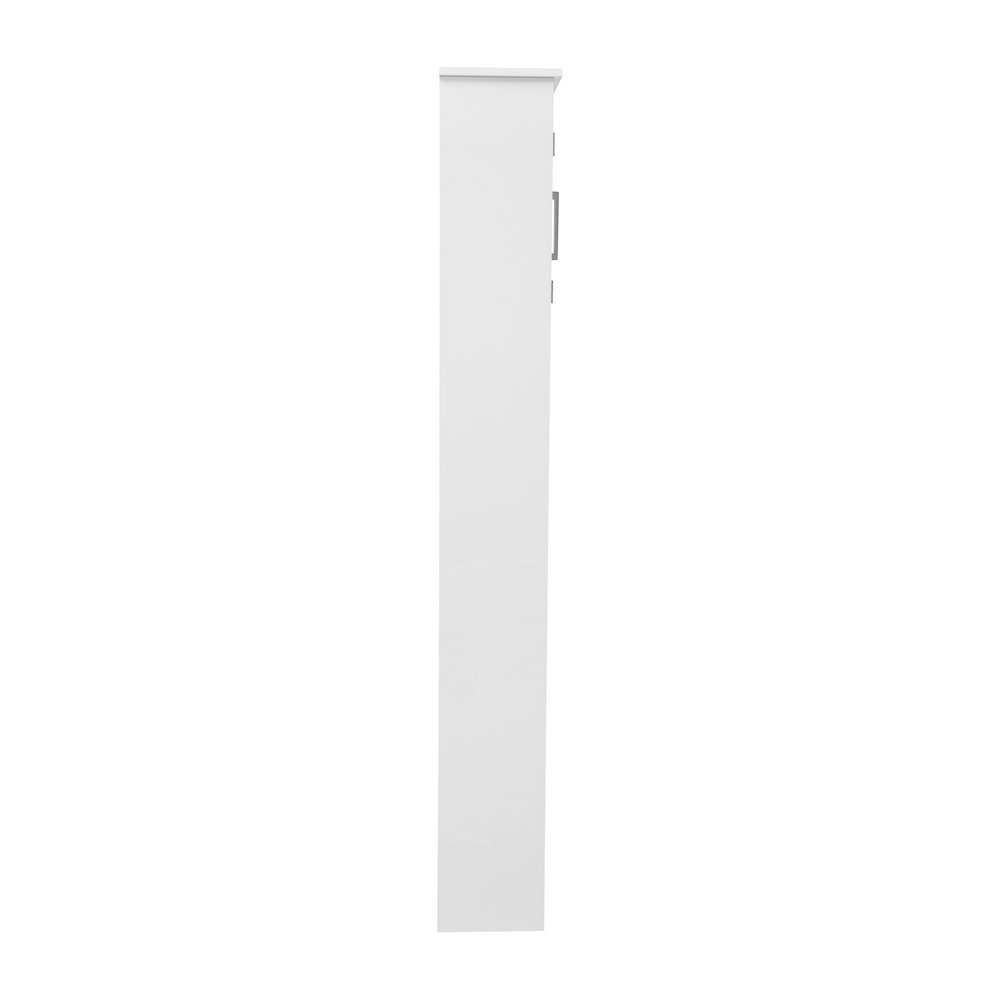 Modern Over the Toilet Bathroom Storage Cabinet Organizer, White. Picture 10