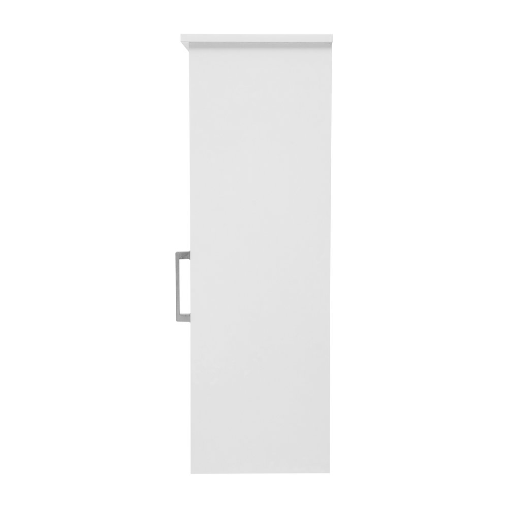 Modern Freestanding Bathroom Storage Cabinet Organizer, White. Picture 9