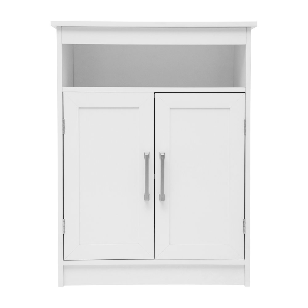 Modern Bathroom Storage Cabinet Organizer, White. Picture 10