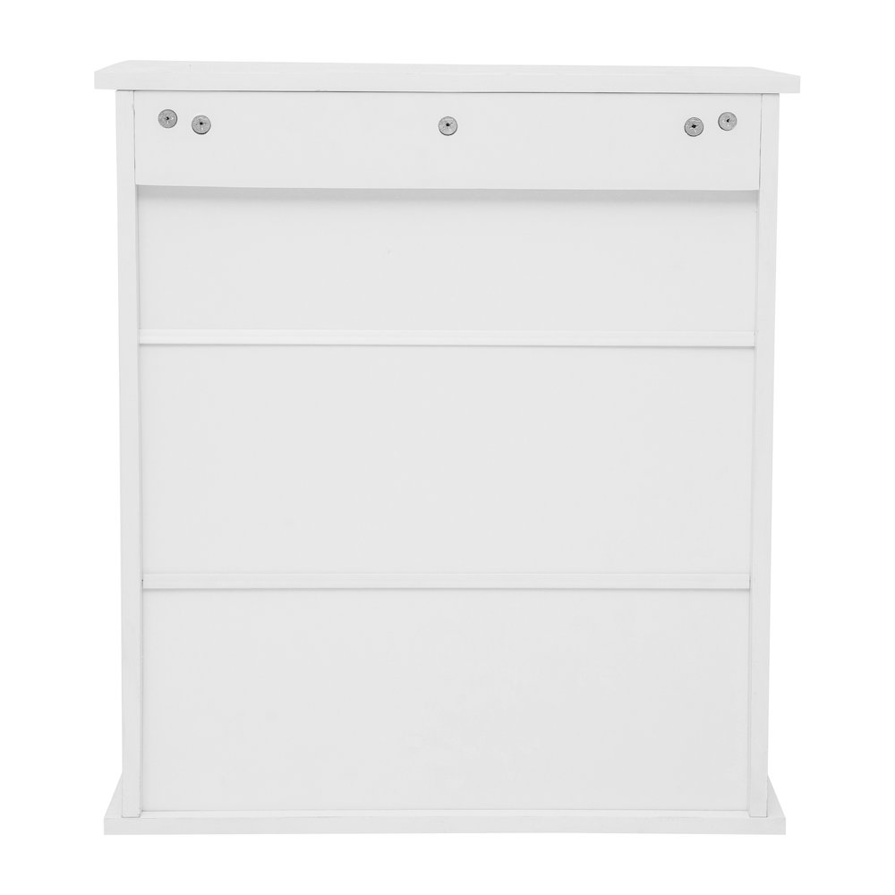 Modern Wall Mounted Bathroom Medicine Cabinet, White. Picture 7