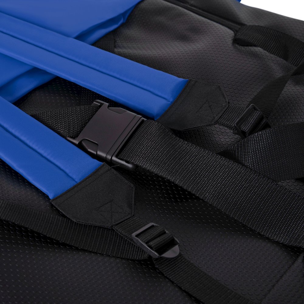 Blue Portable Lightweight Stadium Chair with Armrests, Padded Back. Picture 13