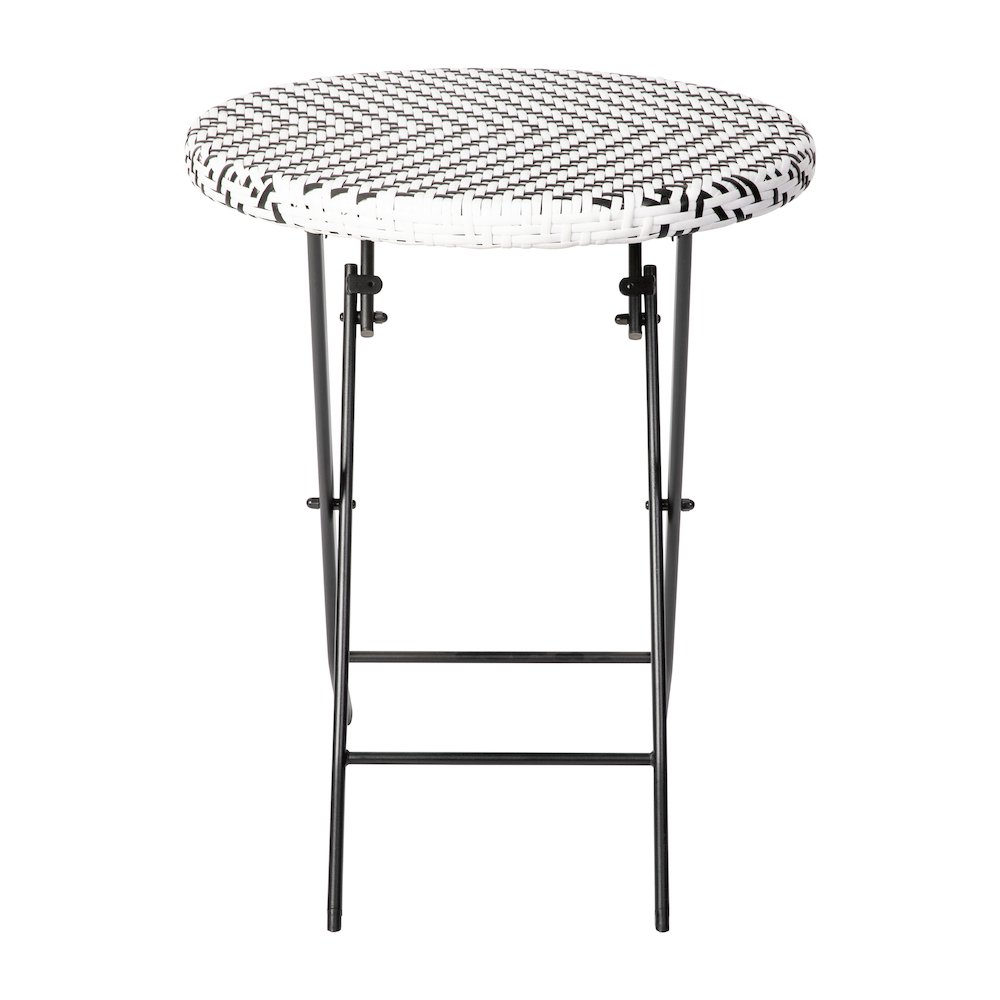 Modern 3 Piece Folding French Bistro Table and Chairs Set. Picture 12