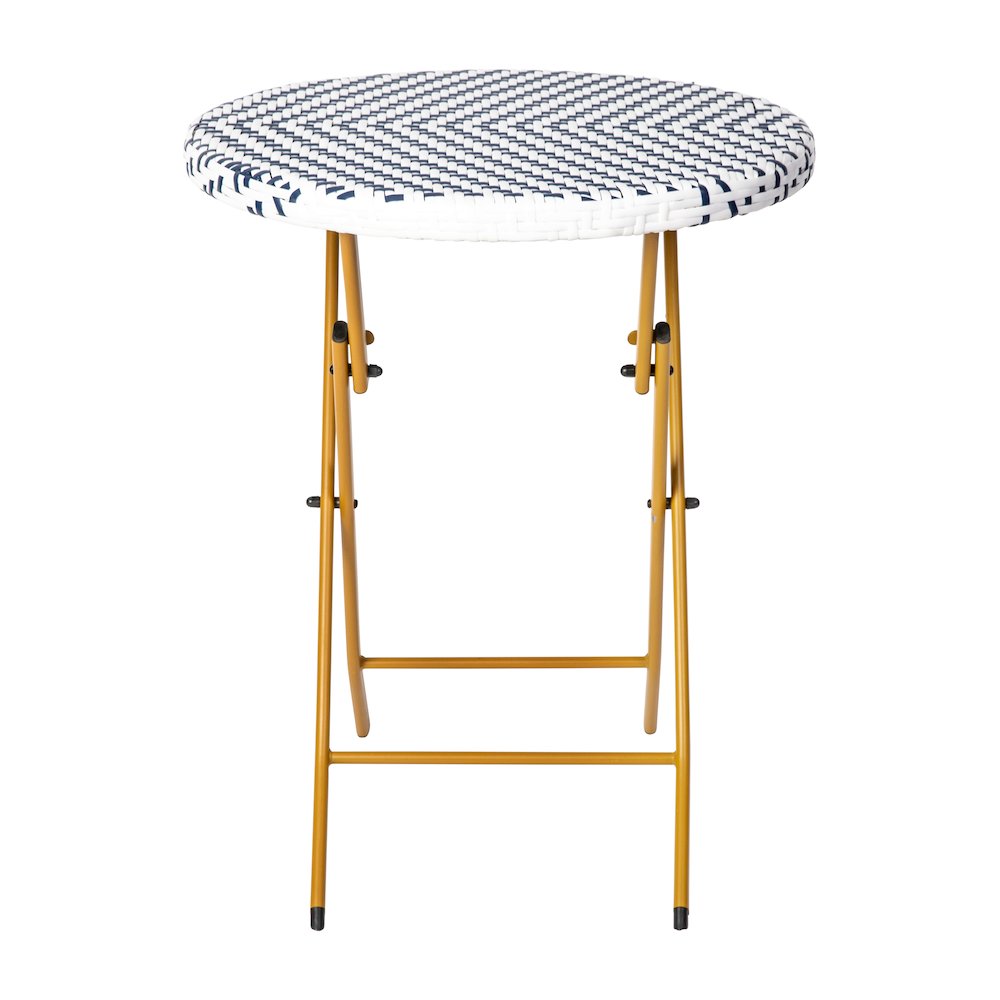 Modern 3 Piece Folding French Bistro Table and Chairs Set. Picture 12